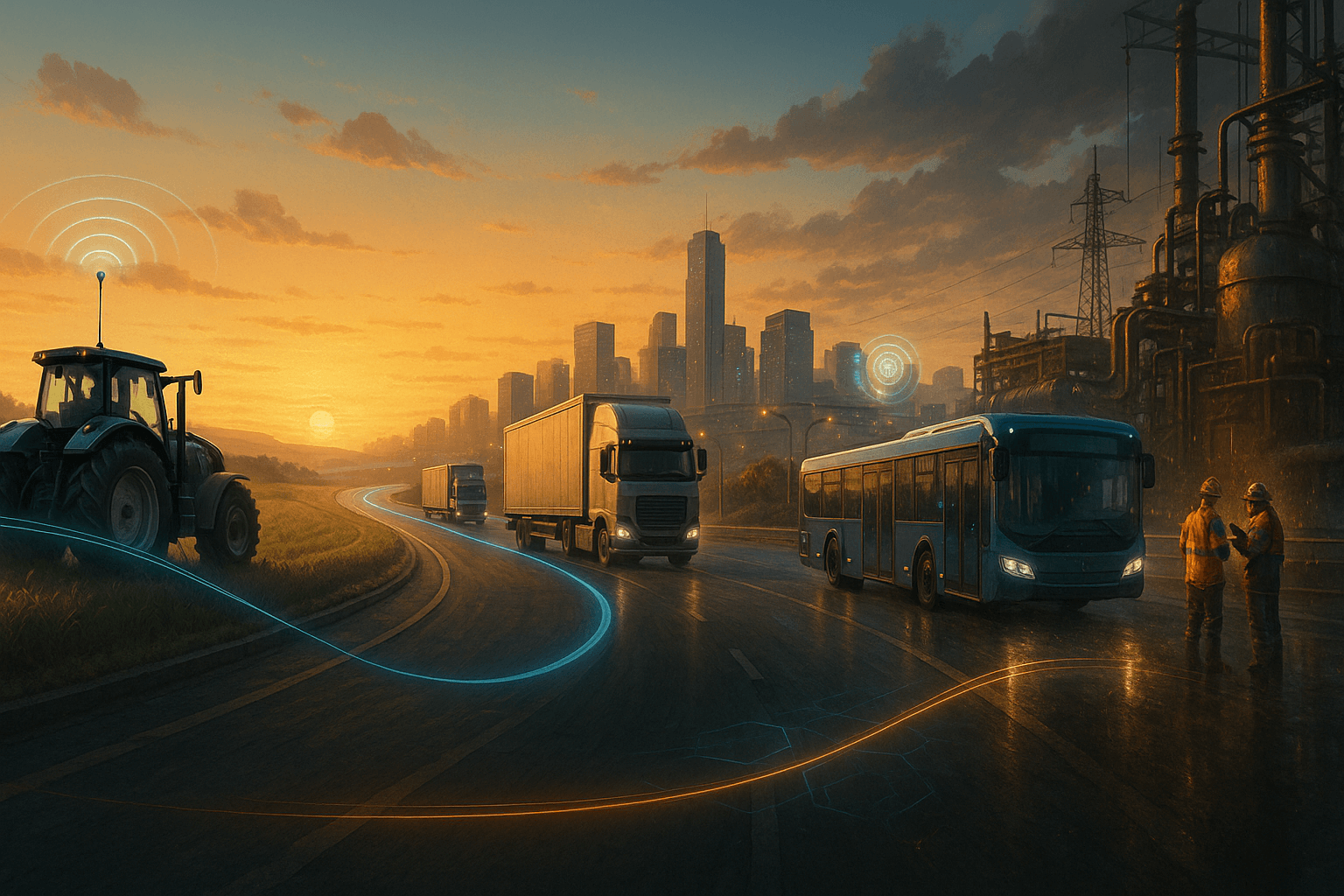 10' Inch Heavy-Duty In-Vehicle Tablet Background